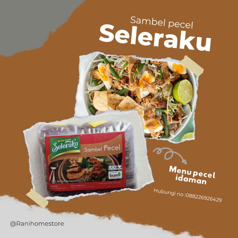 

Sambel Pecel Seleraku: Tambahkan Sentuhan Khas Indonesia pada Makanan