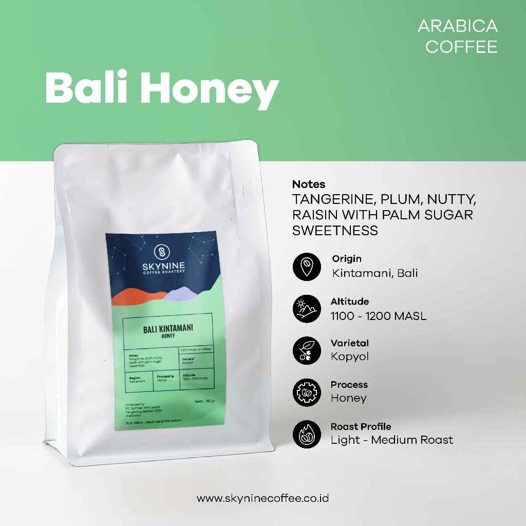 

BIJI KOPI ARABIKA BALI KINTAMANI HONEY PROCESS