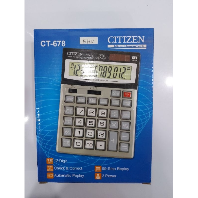 

Kalkulator citizen CT-678