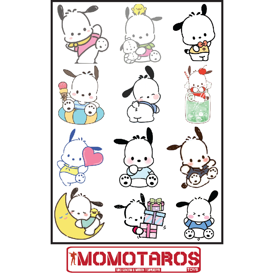 

Sticker murah antiairi transparan Pochacco sanrio 1 pc