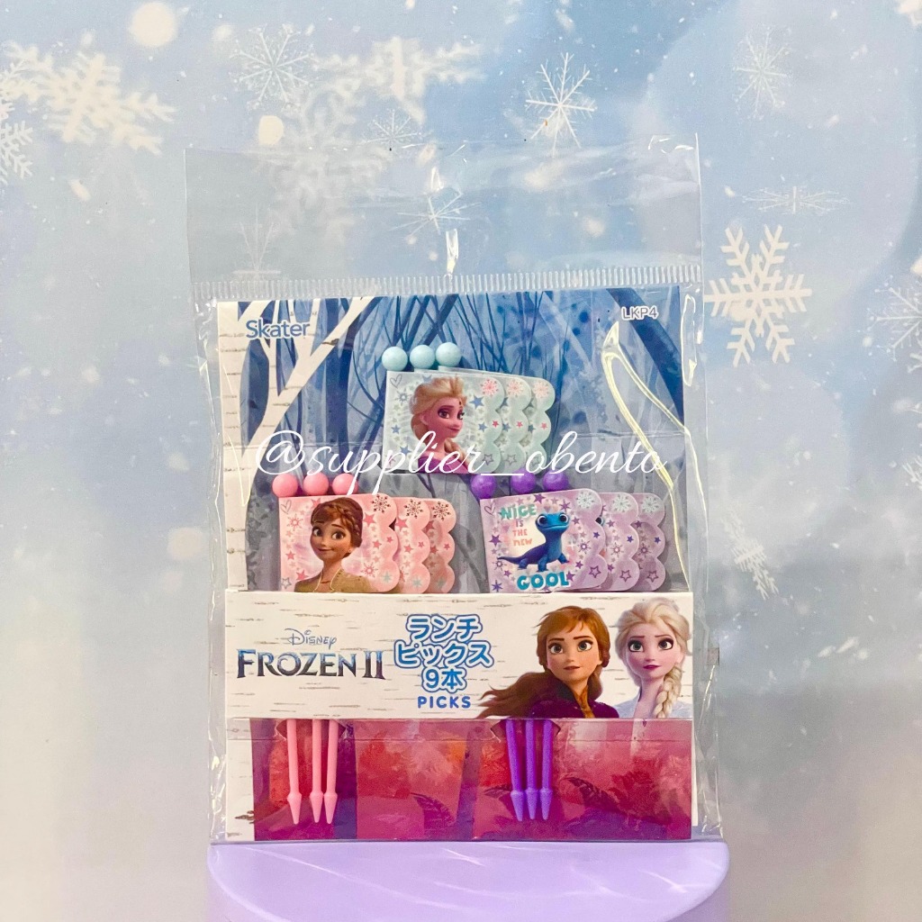 [Skater] Disney Frozen Picks - Tusukan bento motif disney frozen