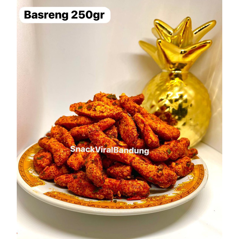

BASRENG VIRAL 250GR / BASRENG REMPAH PEDAS DAUN JERUK
