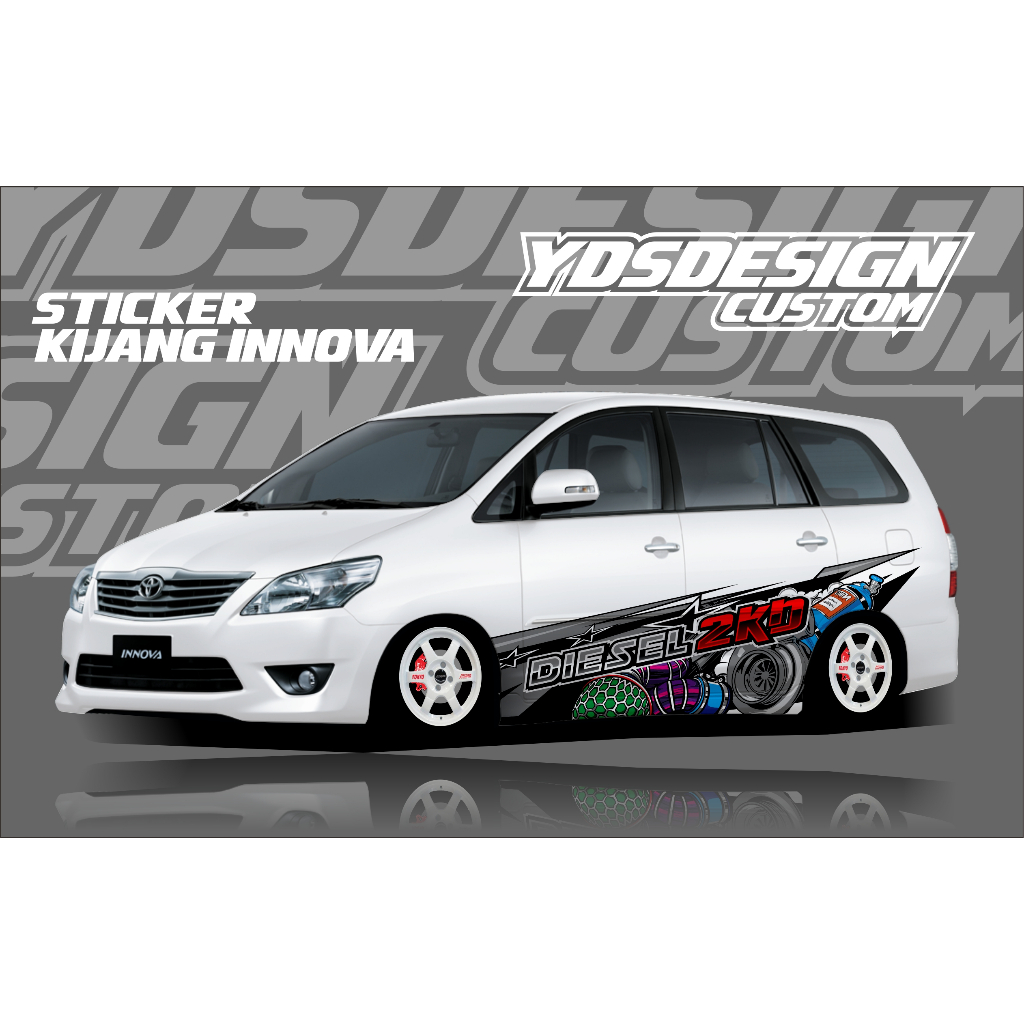 DECAL LIVERY INNOVA,PAJERO,FORTUNER