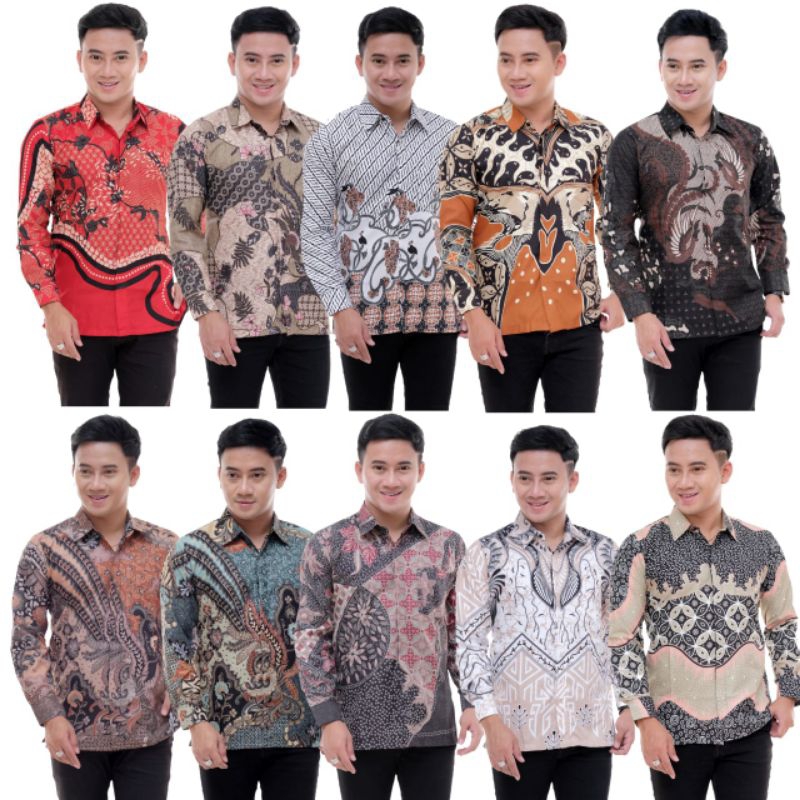 Kemeja BATIK PRIA LENGAN PANJANG AZRIEL BATIK PEKALONGAN