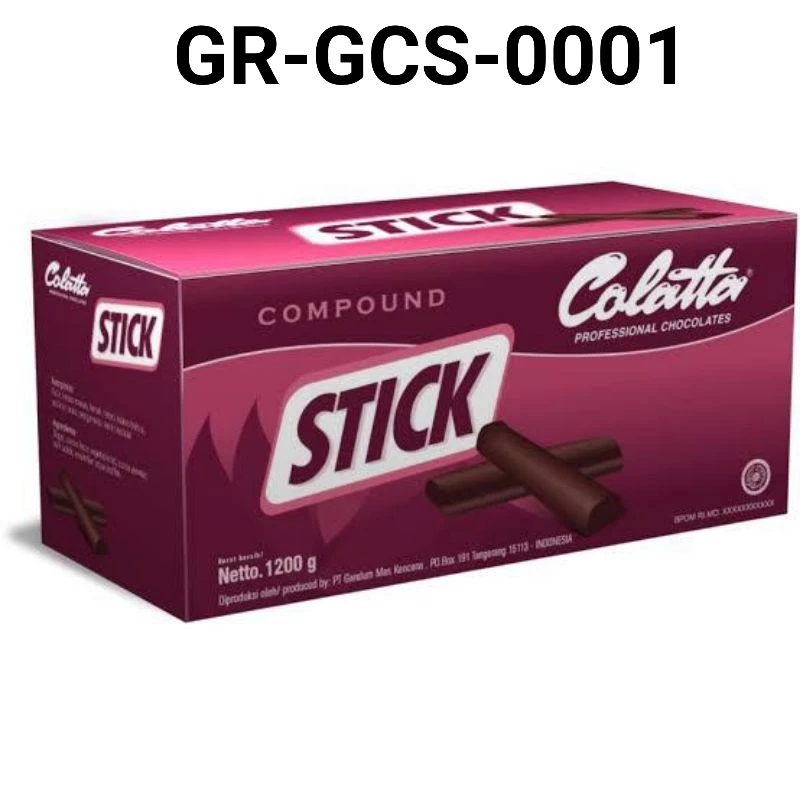 

GR-GCS-0001 Collate coklat compound stick repack 200 100 gr yamama baking