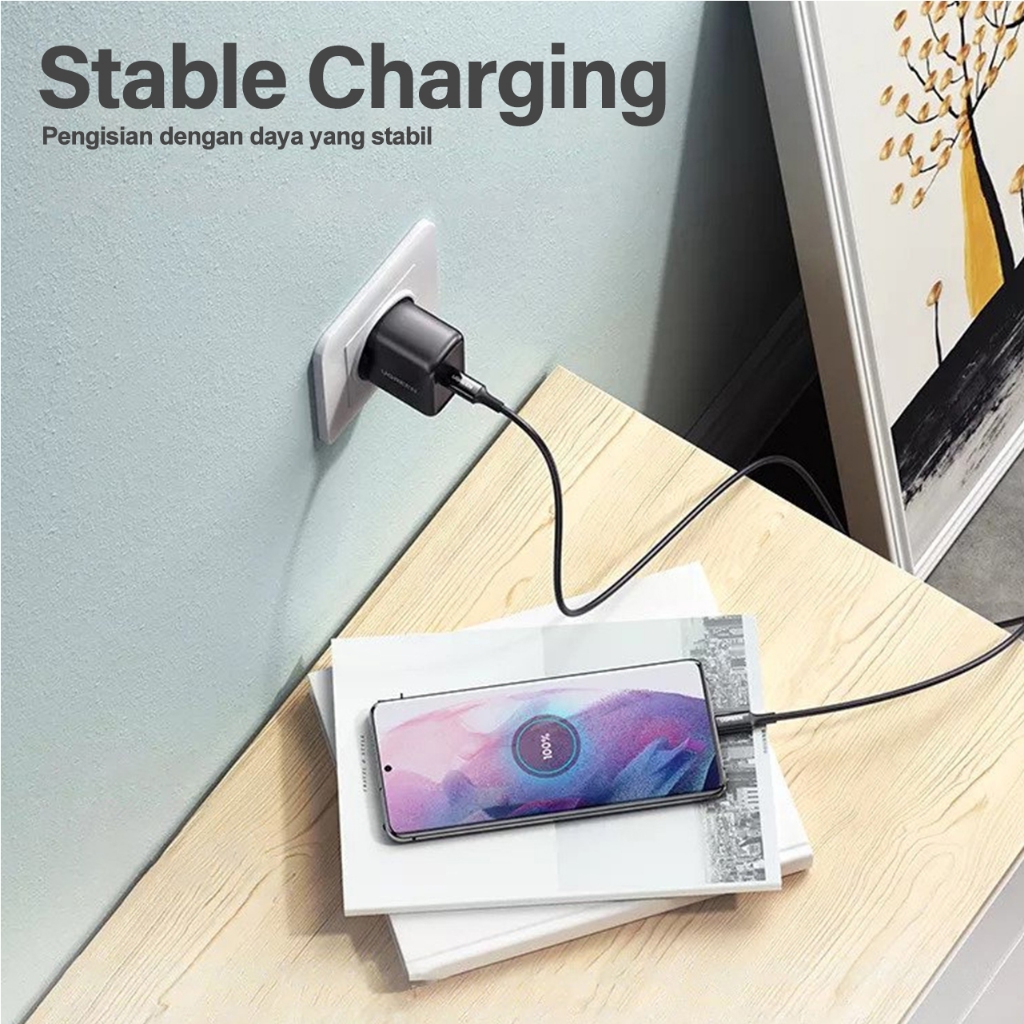 Wall Charger Adaptor USB Type-C UGREEN 25W Mini PD QC Fast Charging