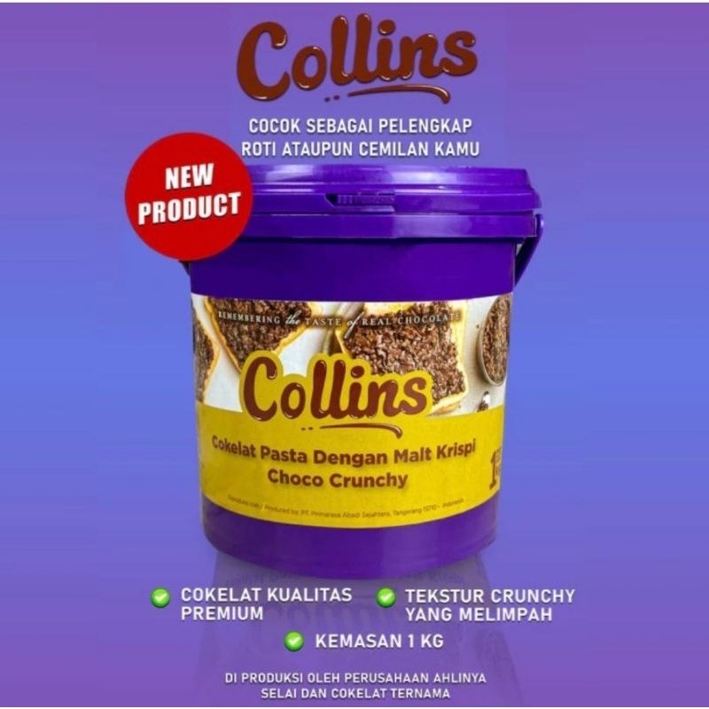 

collins choco crunchy 1kg free bubble wrap