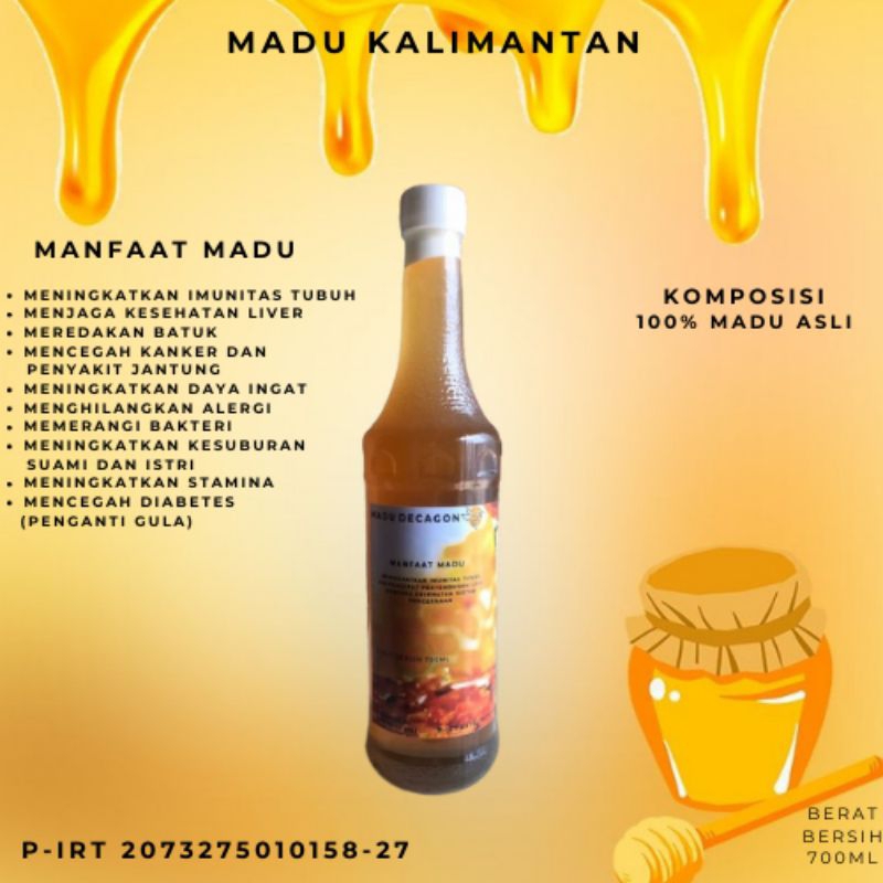 

Madu Super Kalimantan 100% madu asli ukuran 700ml