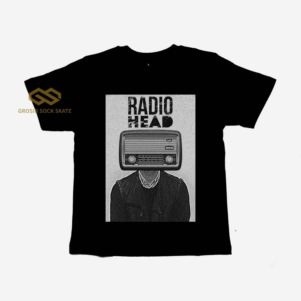 KAOS BAND ANAK/ KAOS MUSIK RADIO HEAD USIA 1-12 TAHUN