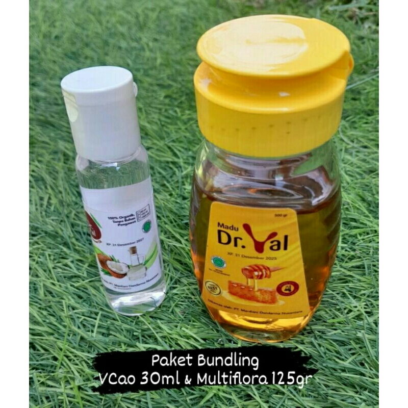 

Bundling VCO 30ml dan madu multiflora Dr.val 125gr