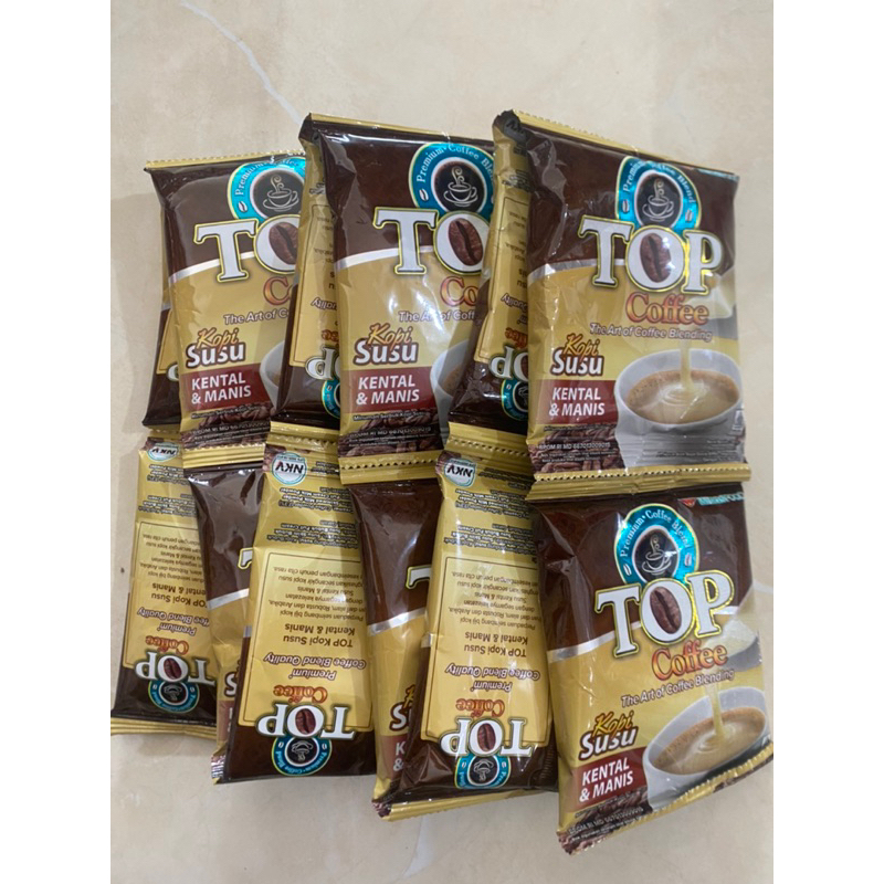 

Top Coffe Kopi Susu Kental&Manis 1 Renteng (30g x 12sacet)