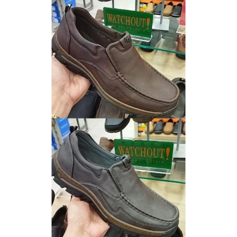 WATCHOUT - Sepatu Pria Semi Boot / Sepatu Slip On Laki2