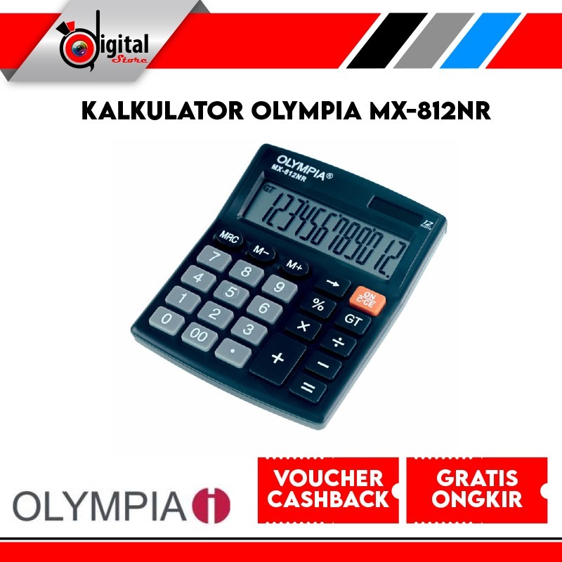 

Kalkulator Olympia MX-812NR ,MX-12BK ,MX-805NR ,MX-120 ,MX-120ST - MX-812NR / Kalkulator Olympias Termurah