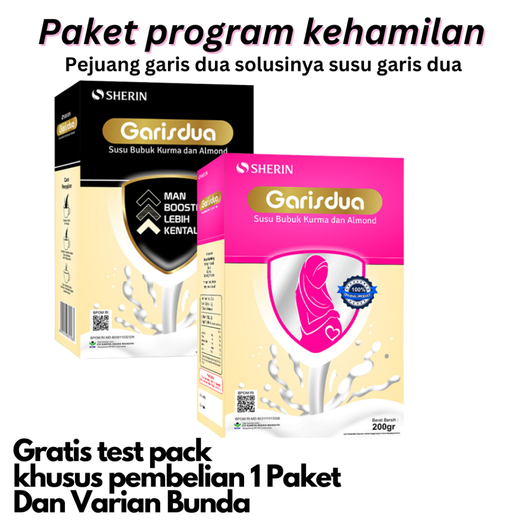 

Susu Garis Dua Paket Suami Istri Susu Etawa Program Hamil