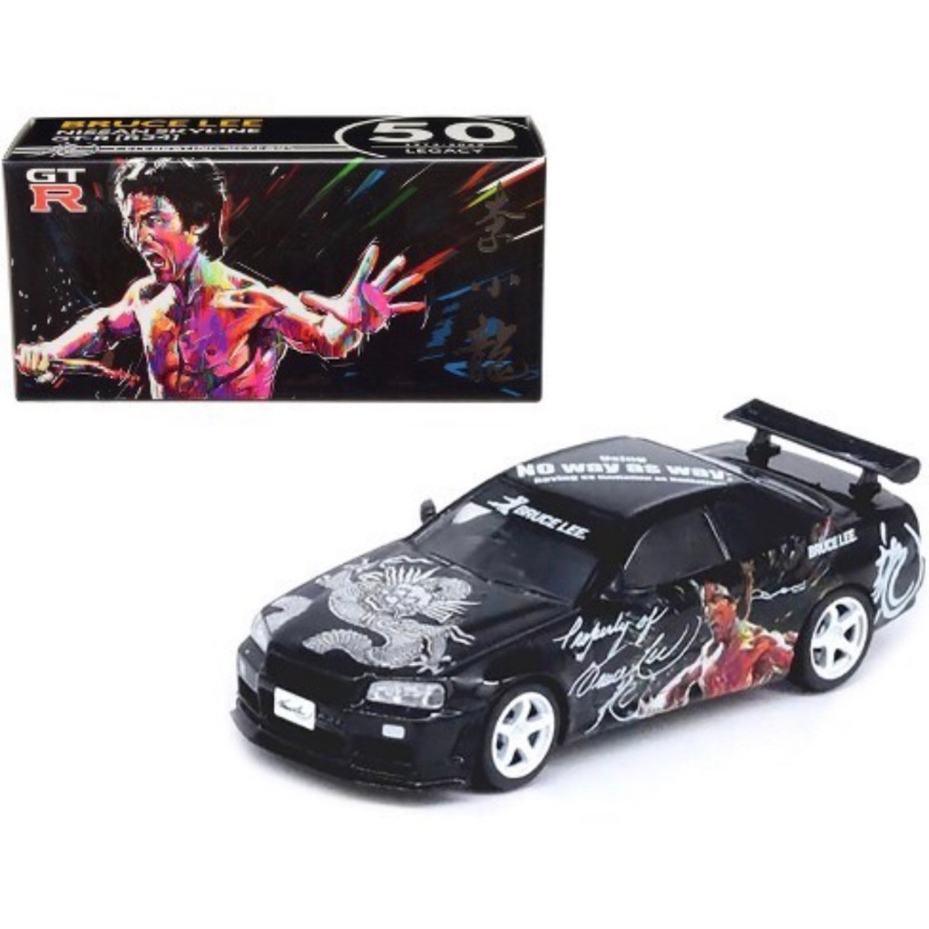INNO64 Nissan Skyline GT-R R34 Bruce Lee - Diecast INNO 1/64