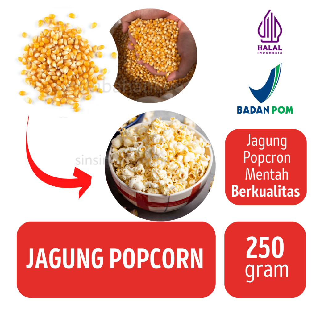 

Jagung Popcorn Mentah / Pop Corn [250 gr]