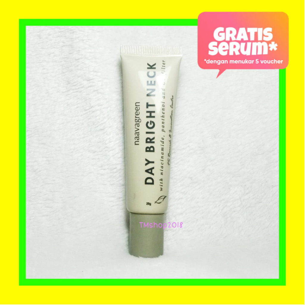 Naavagreen Day Bright Neck Leher Pagi 20 gram by dr Fredi Setyawan Original Skincare Krim Pencerah L