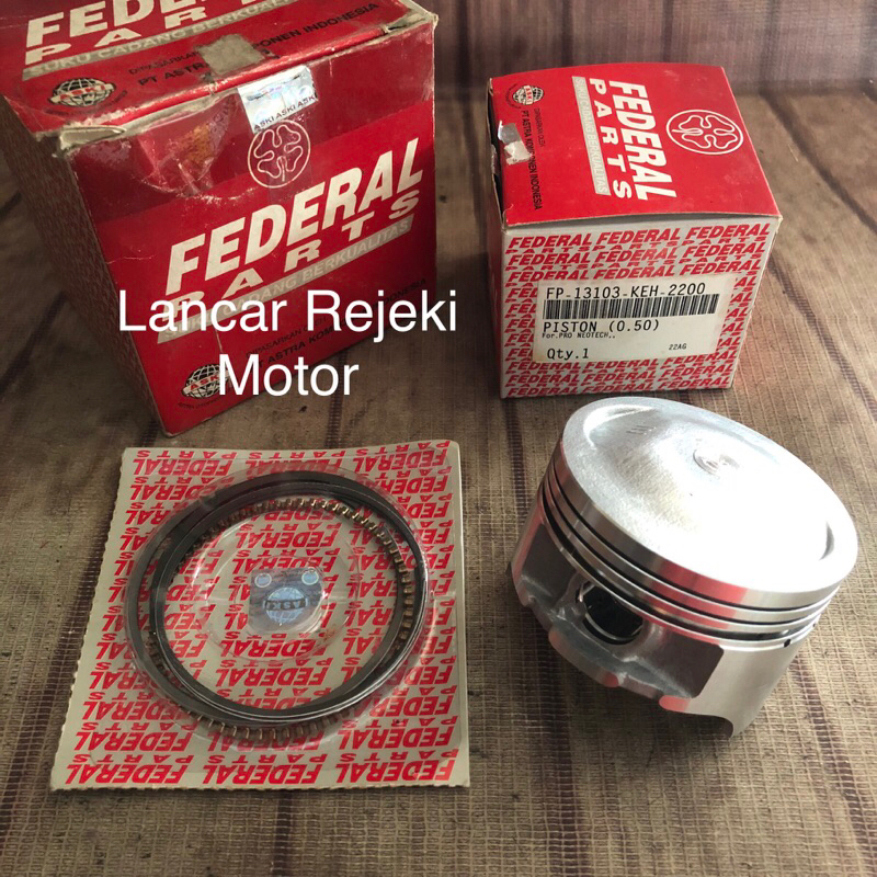 Piston & Ring Piston Honda GL Pro GLPRO Neotech Oversize Os 50 Original Federal Parts