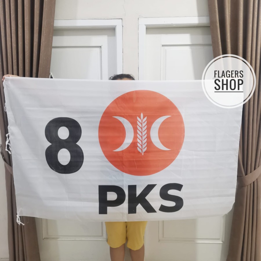 

[ISI 50 PCS] Bendera Partai PKS 80x120 cm
