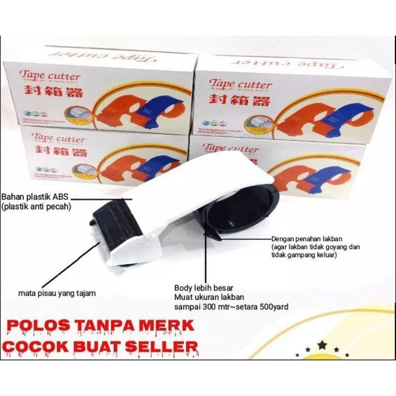 

Dispenser tape / Tape Cutter / Kylo Packing☀️Tape Dispenser Cutter Lakban Alat potong Lakban 2 Inch Alat Packing Solasi Besar