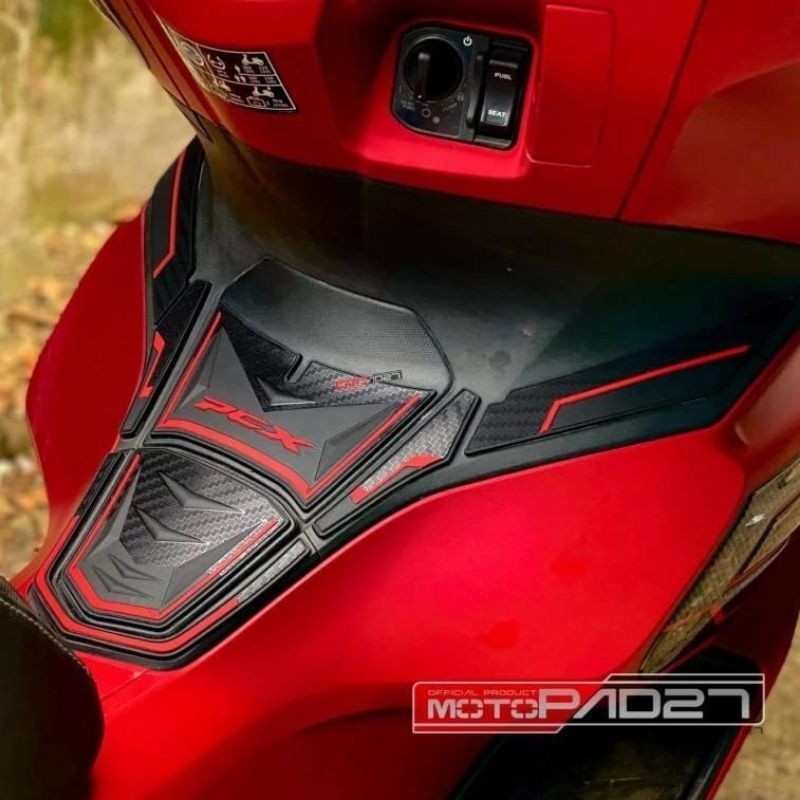 Stiker Tankpad Fullset PCX 160 Cover Deckpad Rubber Premium Honda PCX 160 Tahun 2021 2022