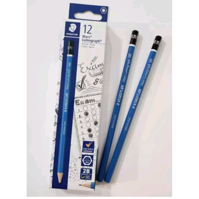 

PENSIL 2B STEADLER ASLI (1pak 12biji)