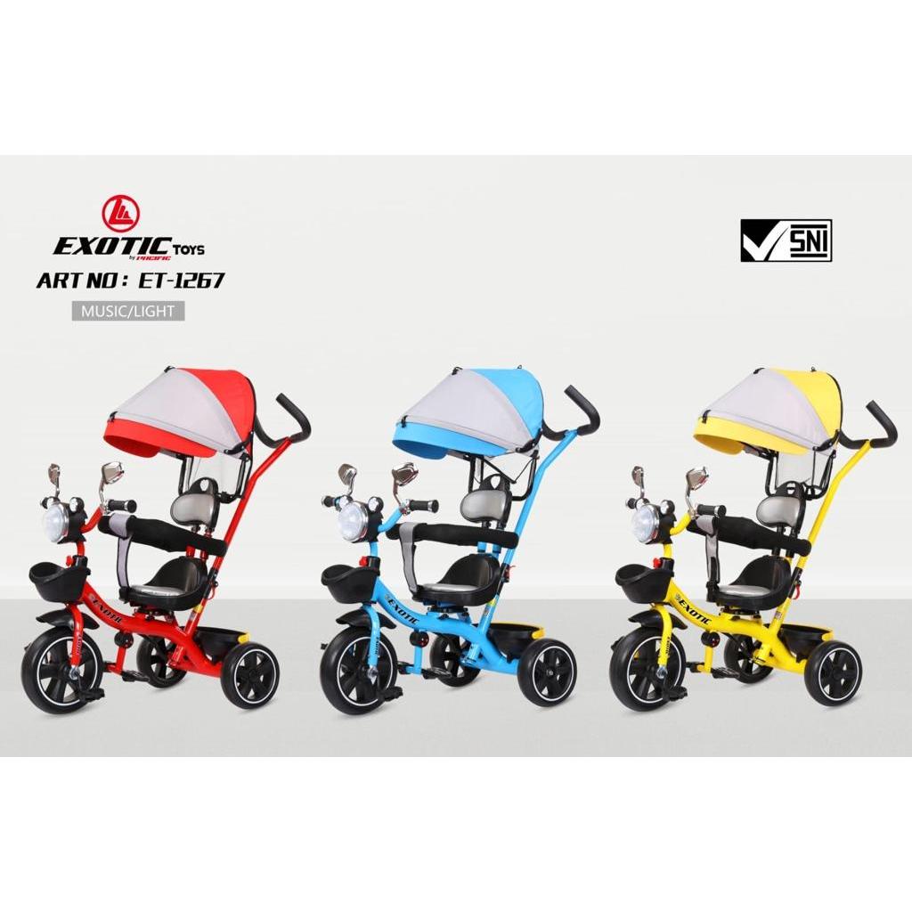 Sepeda 3 roda 1267 EXOTIC / Tricycle / Sepeda anak / MURAH