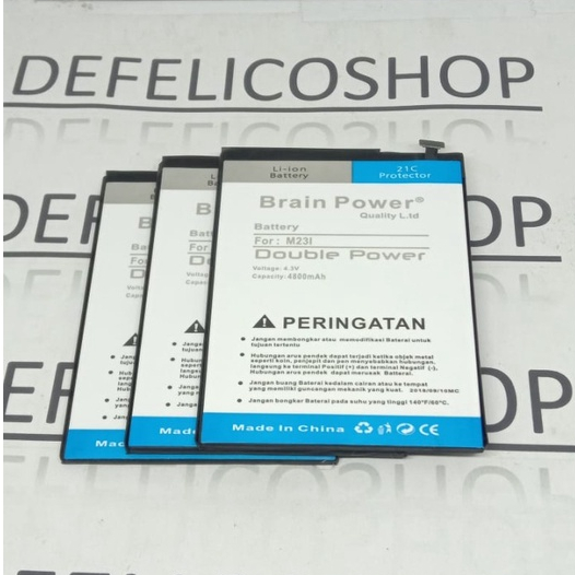 Baterai HP HIMAX H3 Plus H3+ M23i M23I Double Power ORI Batre Batrai