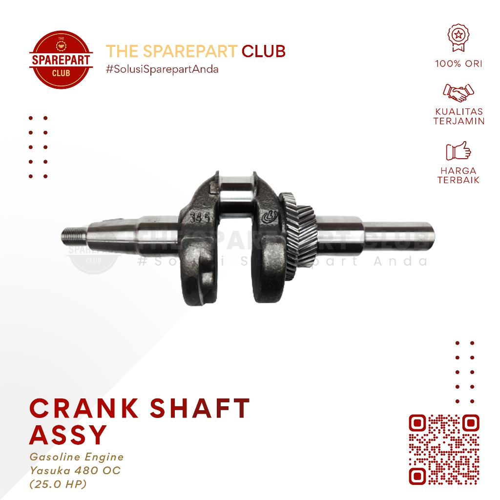 As Kruk As Engine Yasuka GX480 GX 480 T OC Orange - Crank Shaft Assy