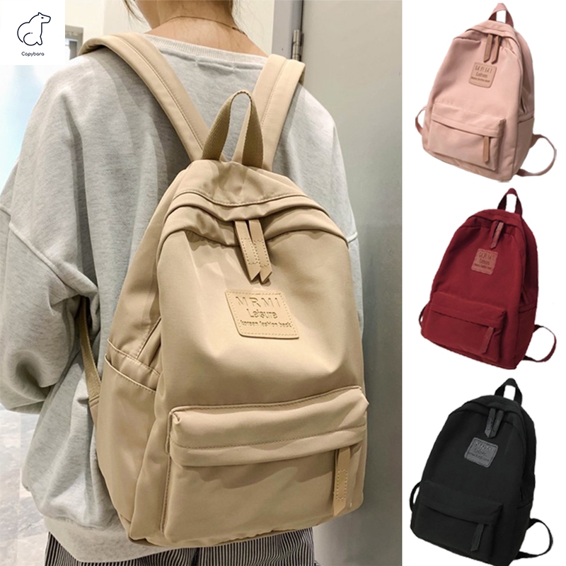 [READY & COD] Tas Ransel Sekolah Wanita Backpack Casual Tas Punggung Fashion Tas bahu berkapasitas b