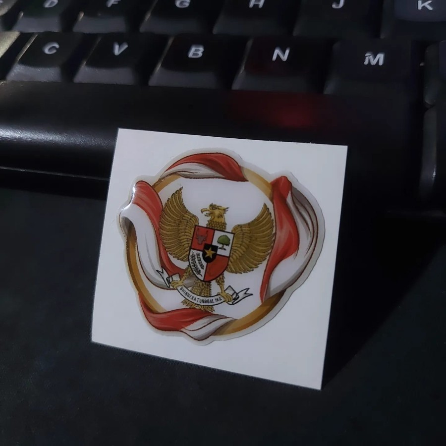 

Sticker Timbul Resin Garuda Pancasila Stiker Lycal 3D Logo Kecil Satuan
