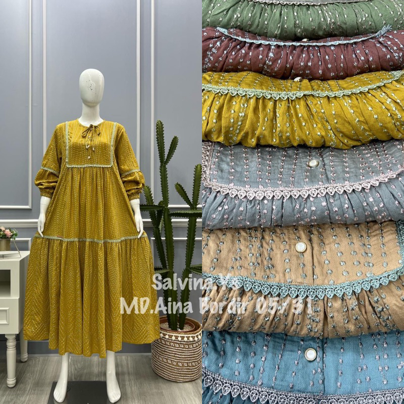 JUMBO 4L midi salvina ys bordir aina renda meisya