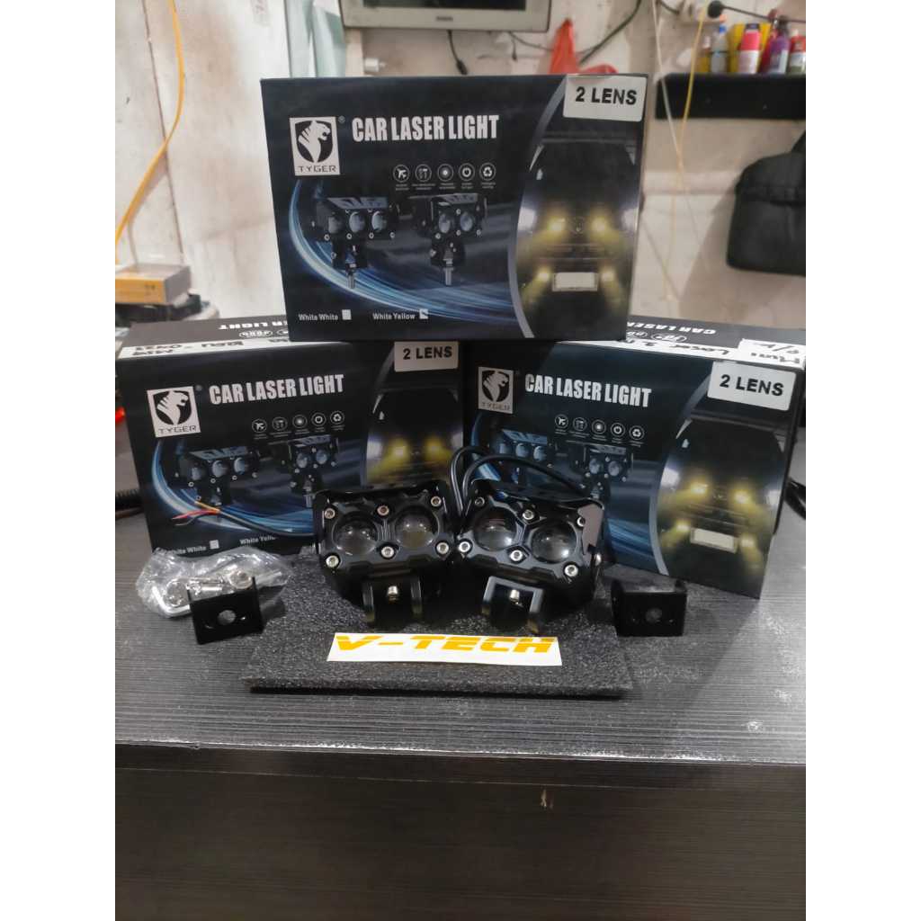 Lampu Tembak Mini Projie 2 Lens