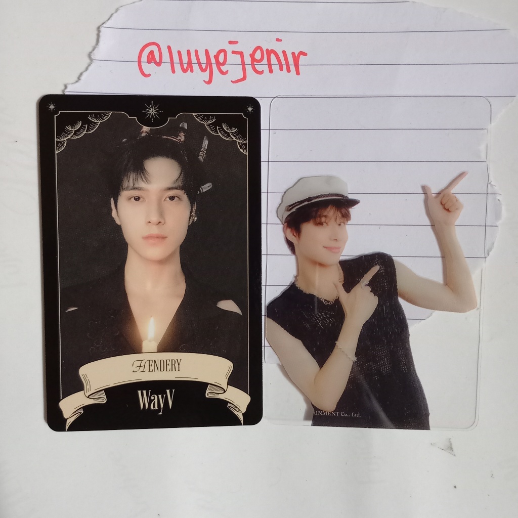 [ Take all ] 2 photocard wayv Hendery Jungwoo sg season greetings 2023 pc set greeting official MD m