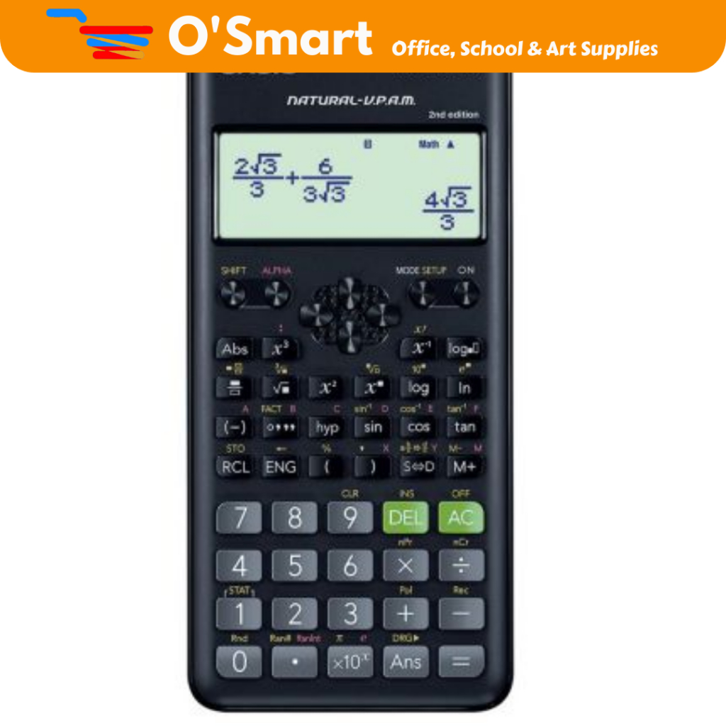 

CALCULATOR CASIO SIN COS TAN FX-350ES PLUS