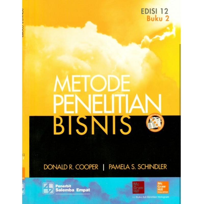 

METODE PENELITIAN BISNIS edisi 12 buku 2 by DONALD COOPER