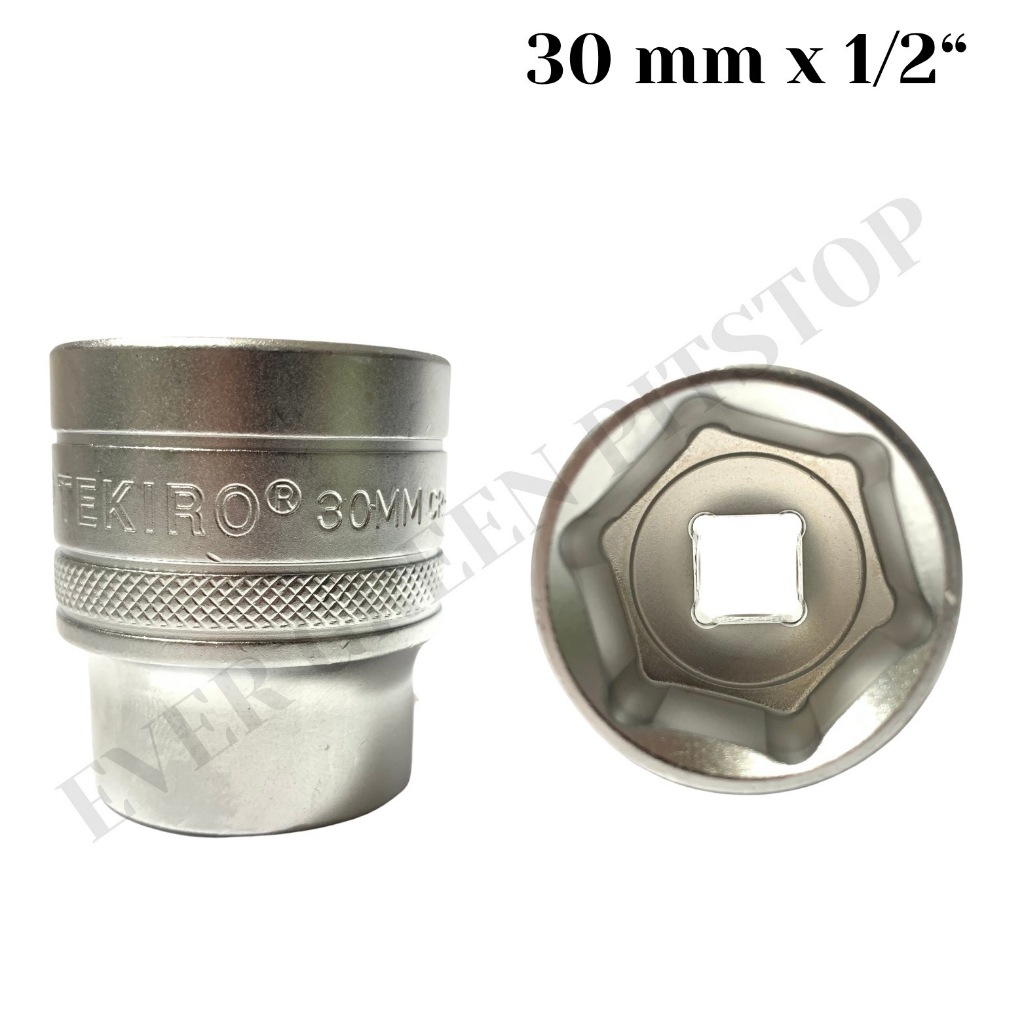 Mata Kunci sok 30 mm Tekiro 6PT Mata Sock Kunci 1/2 inch