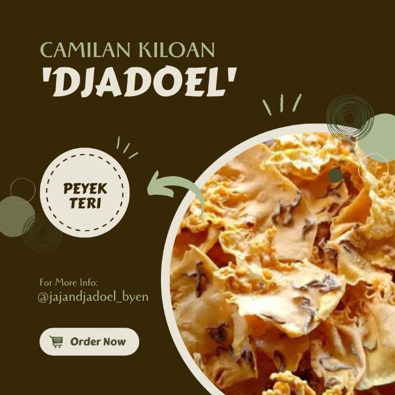 

PEYEK TERI | REMPEYEK TERI GURIH RENYAH 250gram | snack kiloan grosir murah