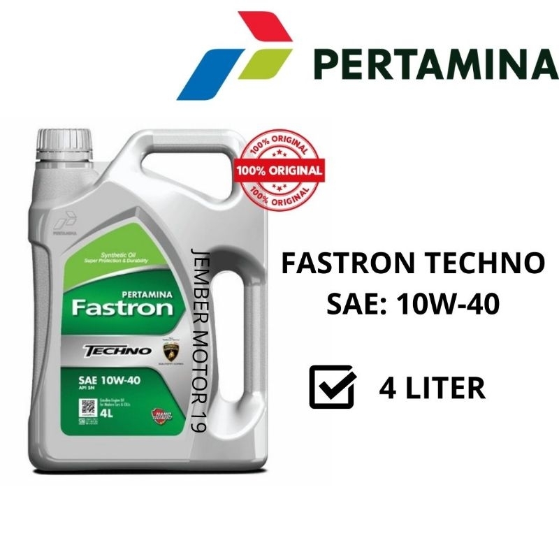 OLI MOBIL PERTAMINA FASTRON TECHNO 10W-40 4 LITER