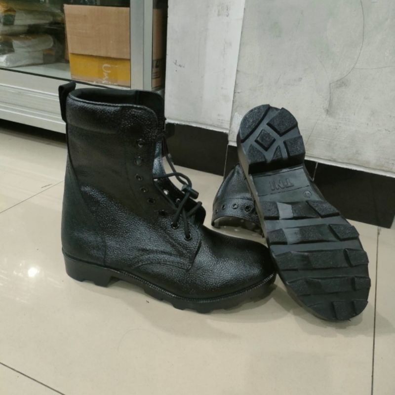 Sepatu PDL TNI Kulit Jeruk Telapak Radial