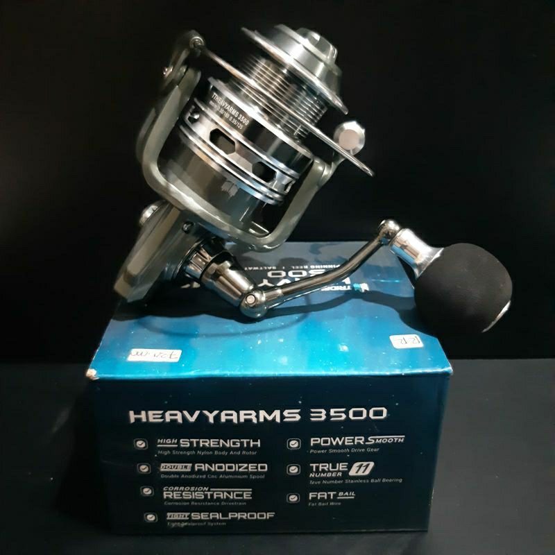 Reel pancing TRIDENTECH HEAVY ARMS 3500 SaltWater Resistance