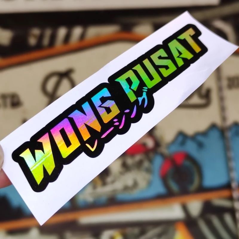 sticker Wong Pusat