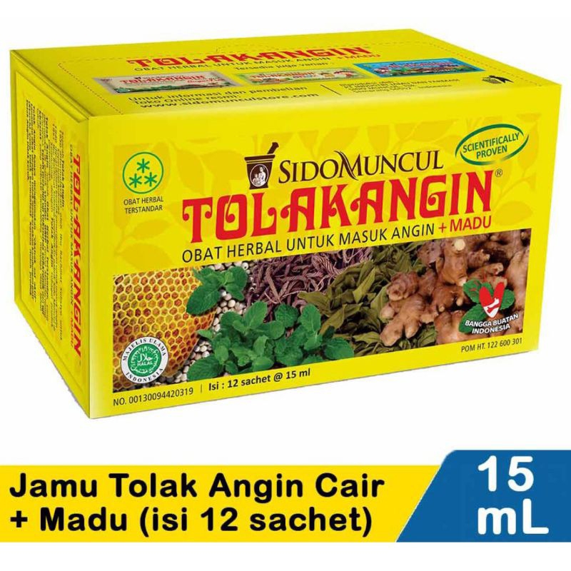 tolak angin cair 12 sachet
