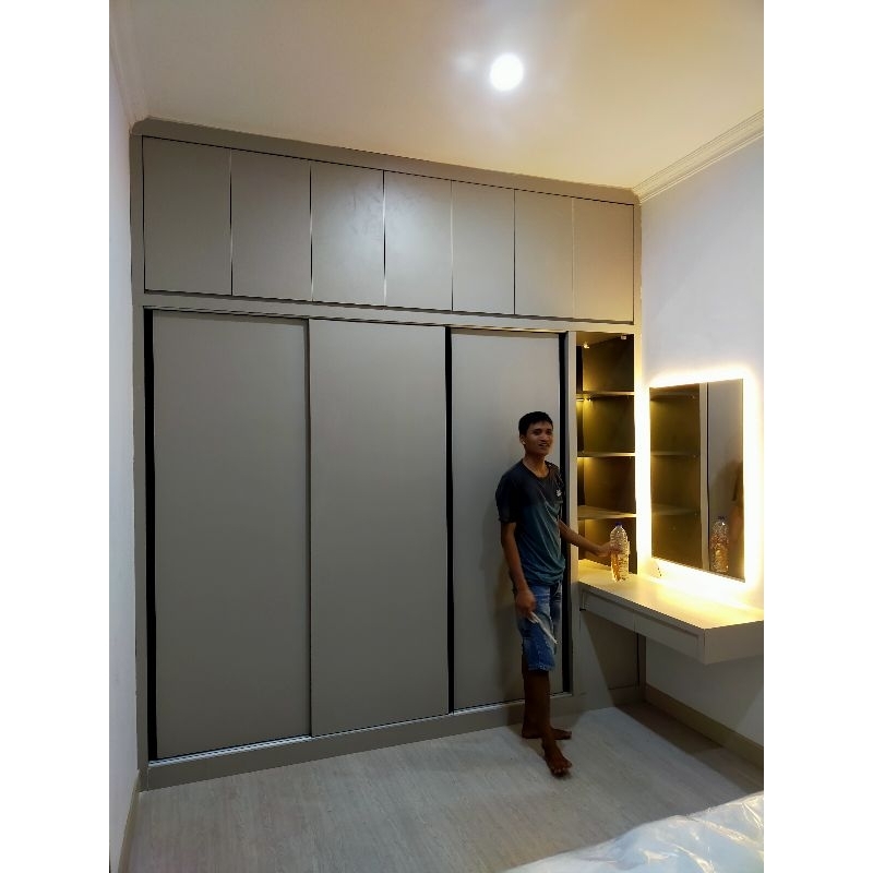 LEMARI PAKAIAN CUSTOM | FURNITURE CUSTOM | LEMARI PAKAIN HPL