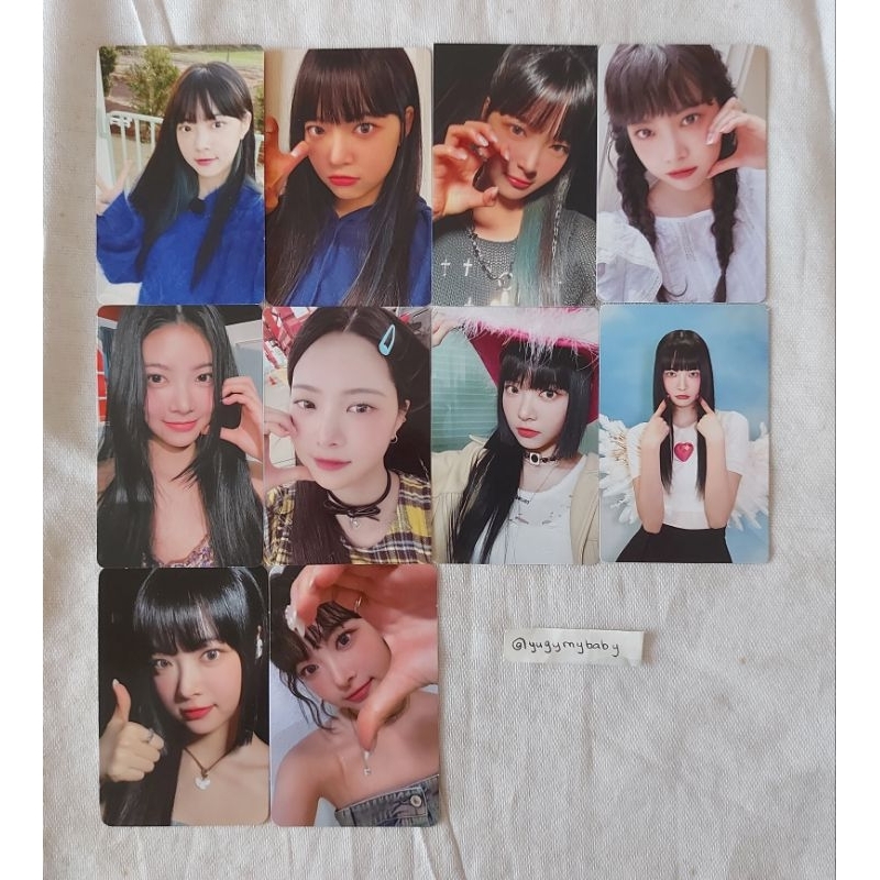LE SSERAFIM PC PHOTOCARD EUNCHAE FEARLESS BLUE CHYPRE VOL 2 3 ANTIFRAGILE PRE ORDER BENEFIT POB BIGP