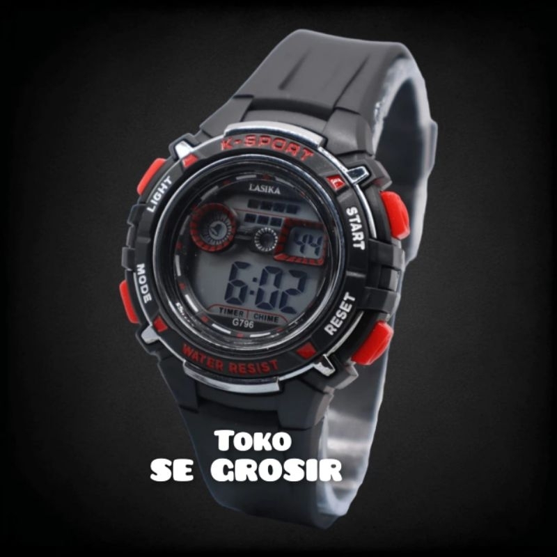 JAM TANGAN DIGITAL/JAM TANGAN ANAK LAKI-LAKI MURAH LASIKA 796 TAHAN AIR