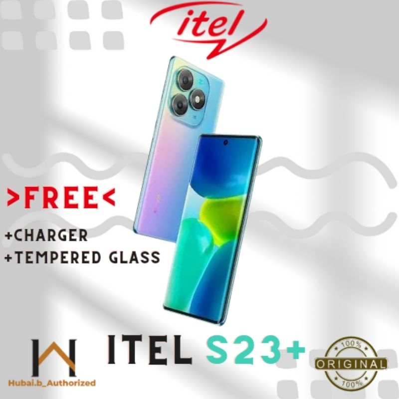 ITEL S23+ 16/256GB (8+8GB) HANDPHONE GARANSI RESMI HP ITEL S23 PLUS RAM 8/256GB AMOLED CURVED
