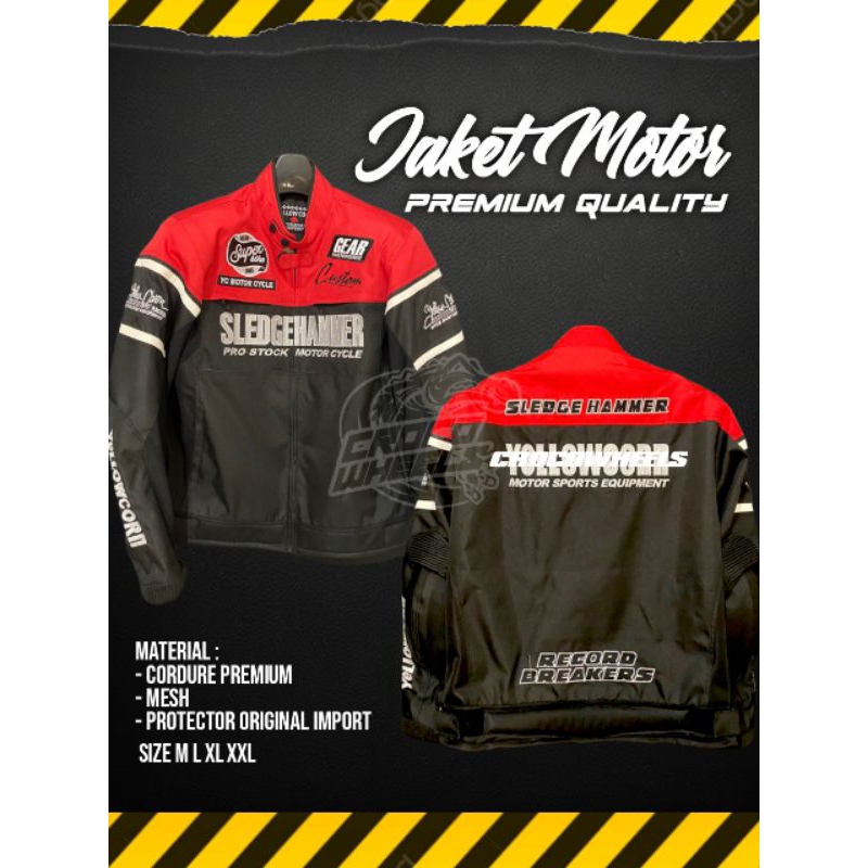 Jacket Motor Touring Full Protector Jacket Racing Premium Jacket Pria