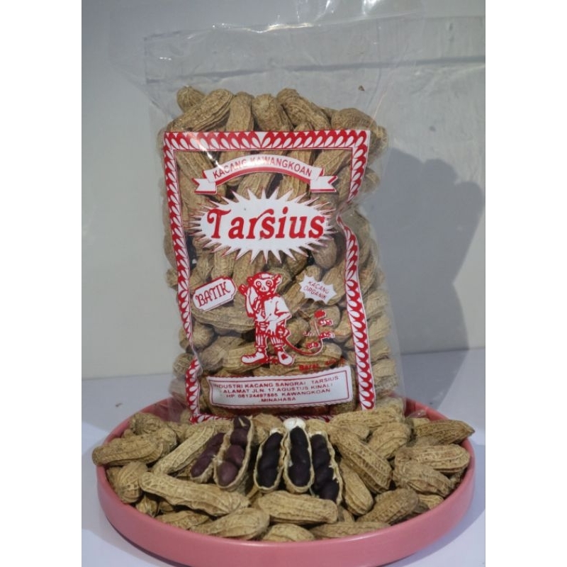 

Kacang sangrai merek Tarsius varian Ungu oleh-oleh Manado