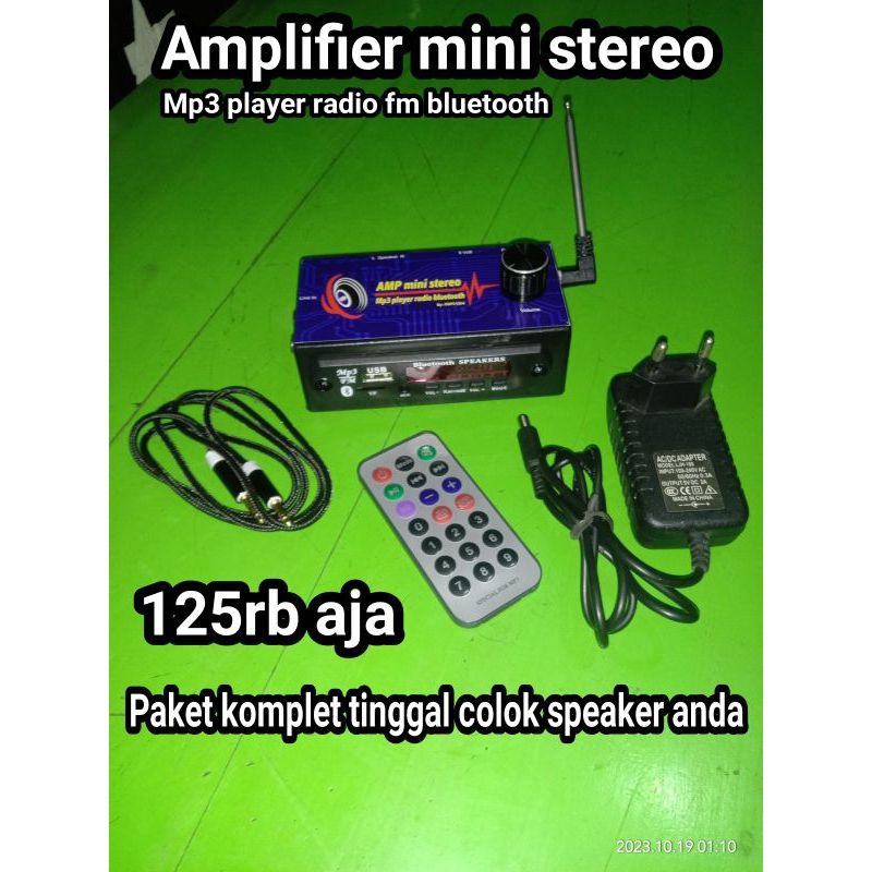 Ampli mini mp3 radio bluetooth